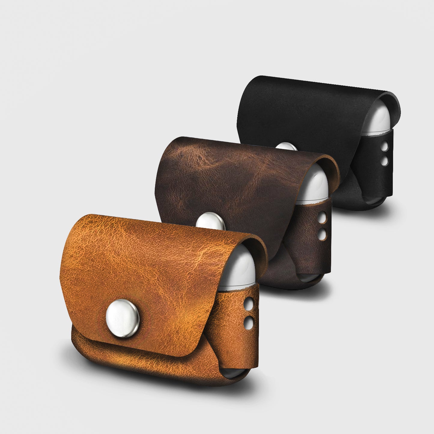 ائرپوڈ پرو / پرو 2 گائے کے چمڑے کا کیس